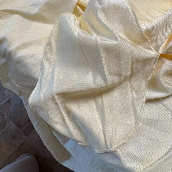 Vintage Shadow Line Nightgown & Robe Set Yellow Size Medium NWOT - Picture 12 of 15